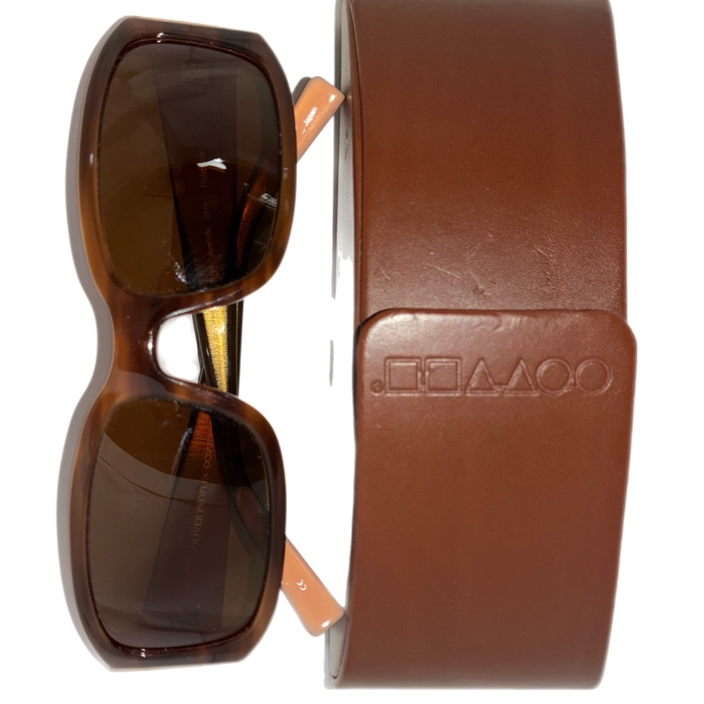 Oliver Peoples “Jezebelle” Polarized Sunglasses – Brown Frame w/ Case